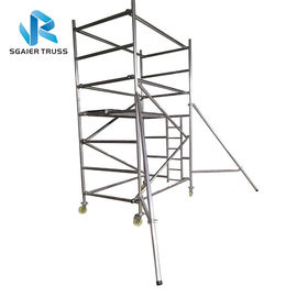 2m - 20m Aluminium Scaffold Tower , Mobile Climbing Ladder Frame Scaffolding